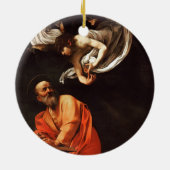 Sint-Matthew, Caravaggio Keramisch Ornament (Achterkant)