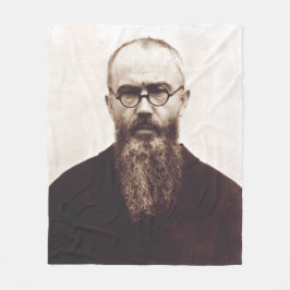 Sint Maximiliaan Kolbe Pools katholiek priester Fleece Deken
