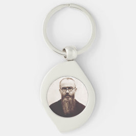Sint Maximiliaan Kolbe Pools katholiek priester Sleutelhanger