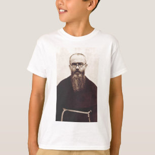 Sint-Maximiliaan Kolbe Pools katholiek priester T-shirt