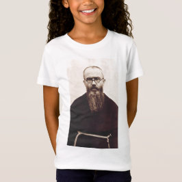 Sint Maximilian Kolbe Pools katholiek priester T-shirt