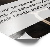 Sint Maximillian Kolbe citaat over waarheid Foto Afdruk (Hoek)