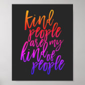 Sint Mensen zijn mijn soort mensen, Kindness citee Poster (Voorkant)