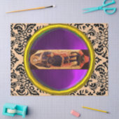 SINT MICHAEL AARTSENGEL MET DRAAK Damask Gem Tissuepapier (Craft)