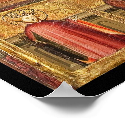 Sint Michael Altarpart Het Poster ArchAngel (Hoek)