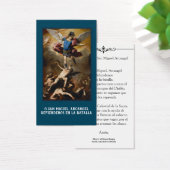 Sint-Michael Angels Prayer Heilige Kaart (Bureau)