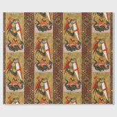 Sint Michael Archangel en Dragon Sienese Cadeaupapier (Vlak)