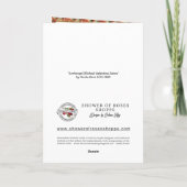 Sint-Michael Archangel Godsdienstkaart Kaart (Achterkant)