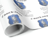 Sint-Michael Archangel Prayer Denken aan jou Cadeaupapier (Rol Hoek)