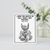 Sint-MICHAEL ARCHANGEL SCRIPTURE BIBLE VERSE Briefkaart (Staand voorkant)