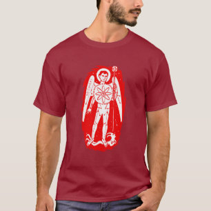 Sint-Michael, Archangel van de Atom T-shirt