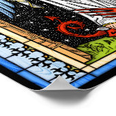 Sint Michael Battles het Beast Poster (Hoek)