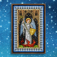 Sint Michael Battles het Beast Poster