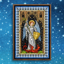 Sint Michael Battles het Beast Poster