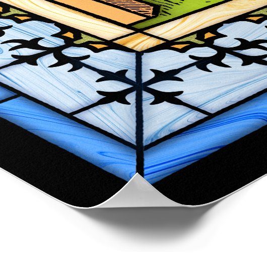 Sint Michael Battles het Beast Poster (Hoek)