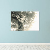 Sint-Michael, begraafplaats Pere Lachaise Canvas Afdruk (Insitu (Houten vloer))