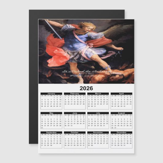 Sint Michaël de Aartsengel 2026 Kalender (Voorkant / Achterkant)
