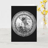 Sint Michael de Aartsengel die Satan Christus vers Kaart (Gele Bloem)