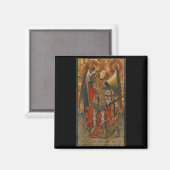 Sint Michael de Aartsengel die Satan Christus vers Magneet (Voorkant / Achterkant)