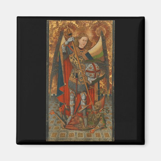 Sint Michael de Aartsengel die Satan Christus vers Magneet (Voorkant)