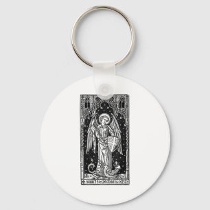 Sint Michael de Aartsengel die Satan Christus vers Sleutelhanger