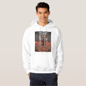 Sint-Michaël de Aartsengel – Gotische engelstandbe Hoodie (Voorkant volledig)
