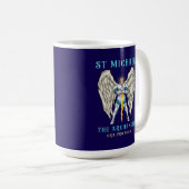 Sint-Michaël de Aartsengel Katholiek Gebed Koffiemok (Voorkant rechts)