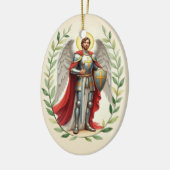Sint-Michaël de Aartsengel Katholiek Keramisch Ornament (Links)