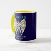 Sint-Michaël de Aartsengel Katholieke Gebedsbeker Mok (Voorkant links)