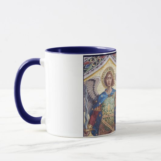 Sint-Michaël de aartsengel Katholieke Koffie Mok (Links)