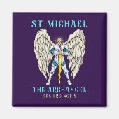 Sint-Michaël de Aartsengel Magnet Katholiek Gebed (Voorkant)