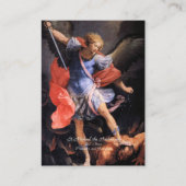 Sint-Michaël de Aartsengel met Gebed Informatiekaartje (Voorkant)