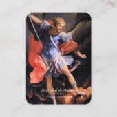 Sint-Michaël de Aartsengel met Gebed Informatiekaartje (Voorkant)