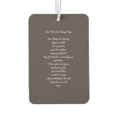 Sint-Michaël de Aartsengel met Gebed Luchtverfrisser (Achterkant)