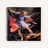 Sint-Michaël de Aartsengel met Gebed Notitieboek (Voorkant)