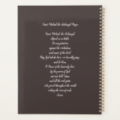 Sint-Michaël de Aartsengel met Gebed Planner (Achterkant)