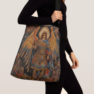Sint-Michaël de aartsengel Religieus Katholiek Crossbody Tas