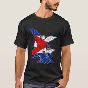 Sint Michaël de aartsengel Verdediger van Cuba T-shirt