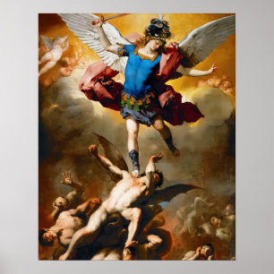 Sint-Michael de Archangel Beschermer van het Kwaad Poster