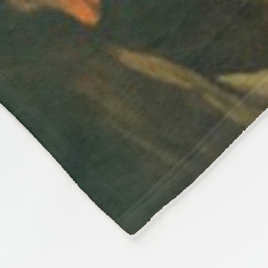 Sint Michael de Archangel die de duivel verslaat Fleece Deken (Hoek)