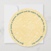 Sint-Michael de Archangel (M 010) Wenskaart Kaart (Achterkant)