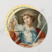 Sint-Michael de Archangel (M 010) Wenskaart Kaart (Voorkant / Achterkant)