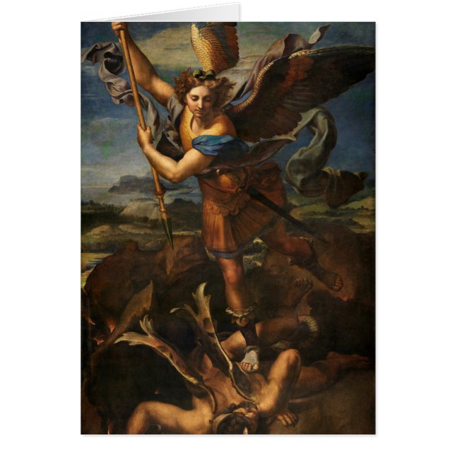 Sint-Michaël die Satan overwint (Voorkant)