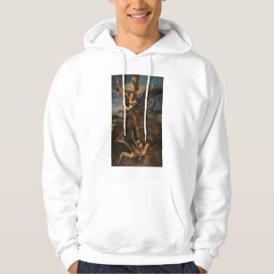 Sint-Michaël die Satan overwint Hoodie