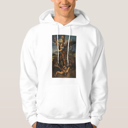 Sint-Michaël die Satan overwint Hoodie (Voorkant)