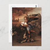 Sint-Michael door het Briefkaart Raphael (Voorkant / Achterkant)