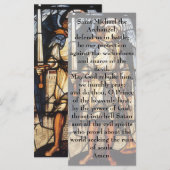 Sint-Michaël door Sir Edward Coley Burne-Jones (Voorkant / Achterkant)
