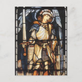 Sint-Michaël door Sir Edward Coley Burne-Jones Briefkaart (Voorkant)