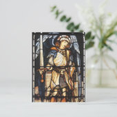Sint-Michaël door Sir Edward Coley Burne-Jones Briefkaart (Staand voorkant)