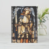 Sint-Michaël door Sir Edward Coley Burne-Jones Kaart (Staand voorkant)